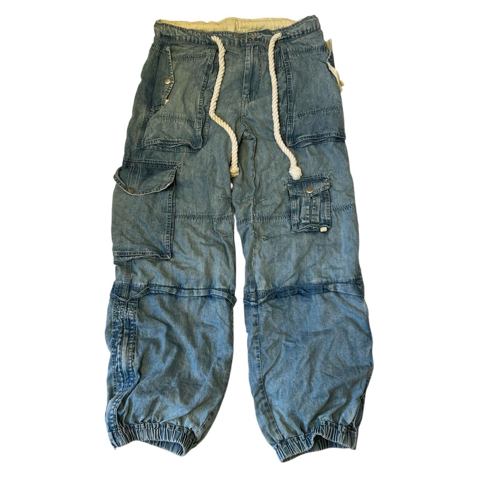 Free People We The Free South Bay Utility Cargo Jeans Small